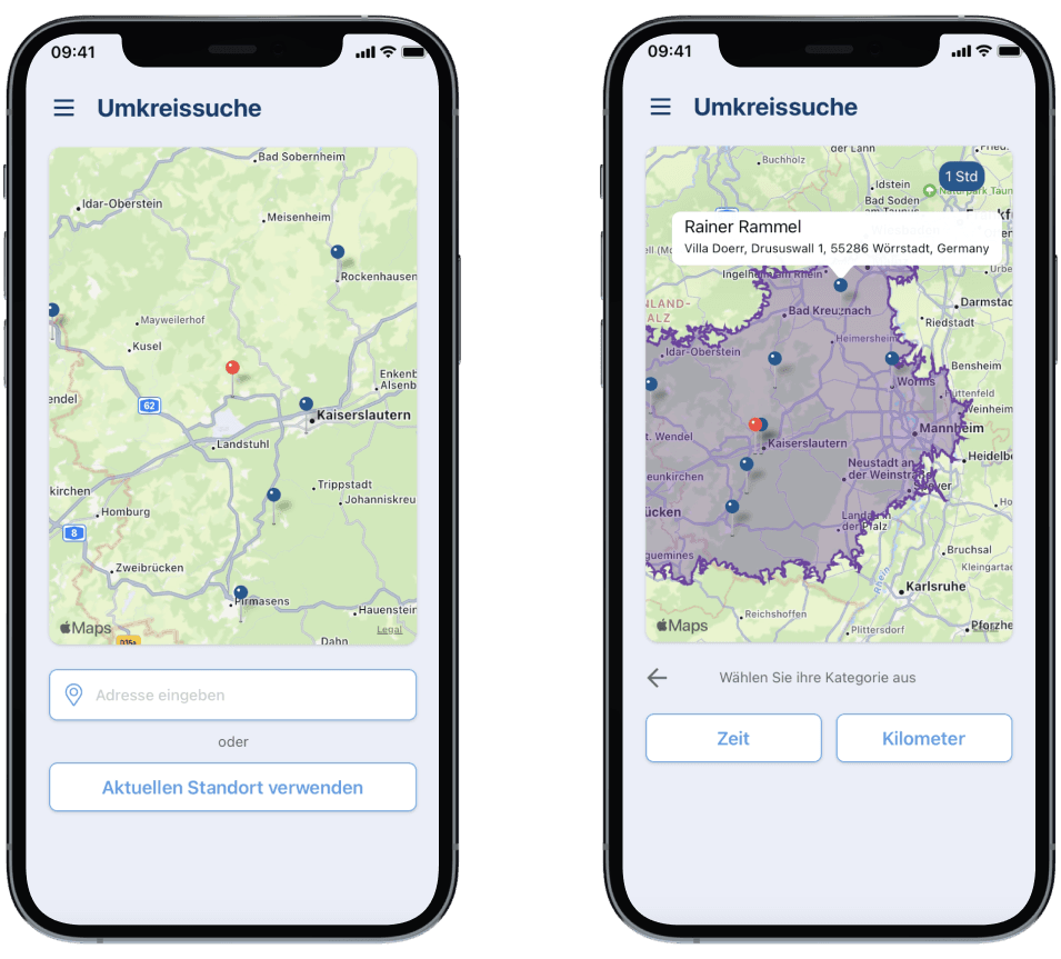 Radius Search Feature
